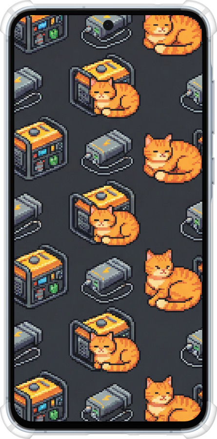 Силіконовий протиударний с посиленими кутами чехол Autonomous Zone для Samsung Galaxy A55 - 6771sp-3617 изображение 