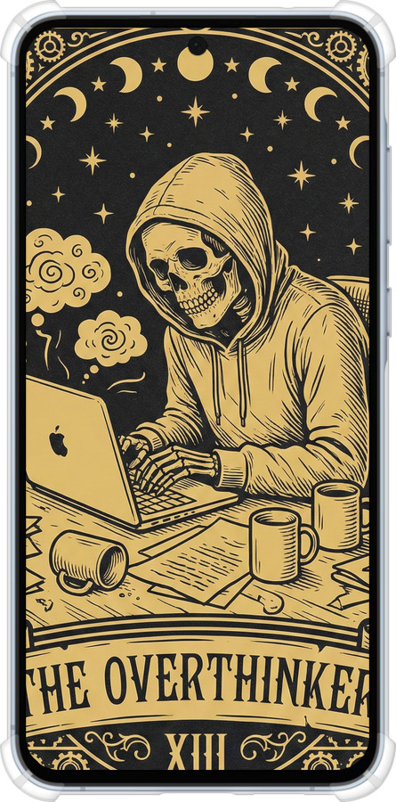 Силикон с усиленными углами чехол The Overthinker для Samsung Galaxy A55 - 6774sp-3617 изображение 