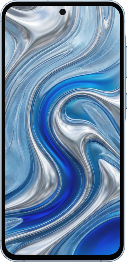 Силиконовый чехол Liquid Chrome для Samsung Galaxy A55 - 6781u-3617 изображение 