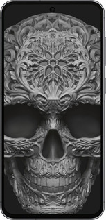 TPU чехол skull-ornament для Samsung Galaxy A56 - 4101b-3882 изображение 