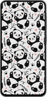 TPU чехол Панды для Samsung Galaxy A56 - 4318b-3882 изображение 