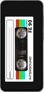 TPU чехол Кассета с90 для Samsung Galaxy A56 - 4894b-3882 изображение 