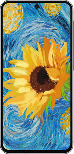 TPU чехол Цветы желто-голубые для Samsung Galaxy A56 - 5308b-3882 изображение 