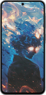 TPU чехол Сатору Годжо для Samsung Galaxy A56 - 6129b-3882 изображение 