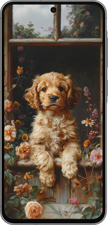 TPU чехол Щенок cocker spaniel для Samsung Galaxy A56 - 6136b-3882 изображение 