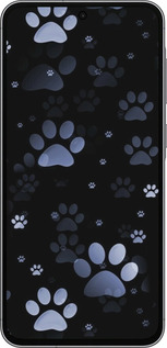 TPU чехол С синими отпечатками лап для Samsung Galaxy A56 - 6441b-3882 изображение 