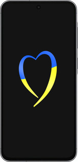 TPU чехол Жёлто-голубое сердце для Samsung Galaxy A56 - 885b-3882 изображение 