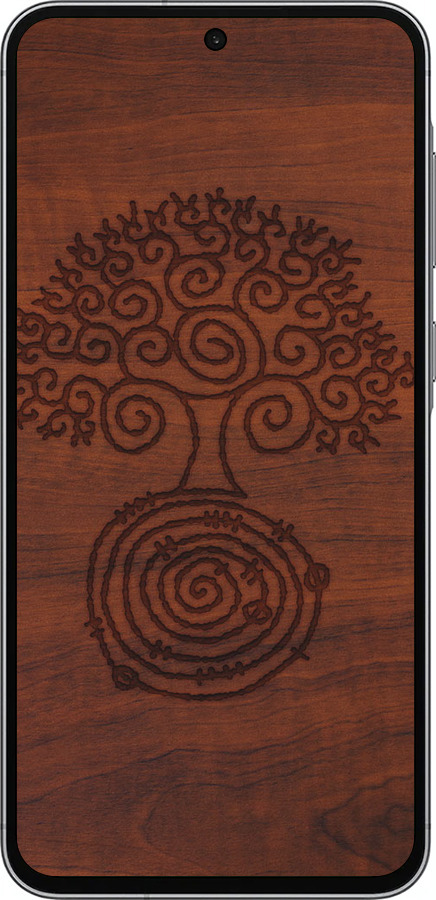 TPU чехол Узор дерева для Samsung Galaxy A56 - 4119b-3882 изображение 