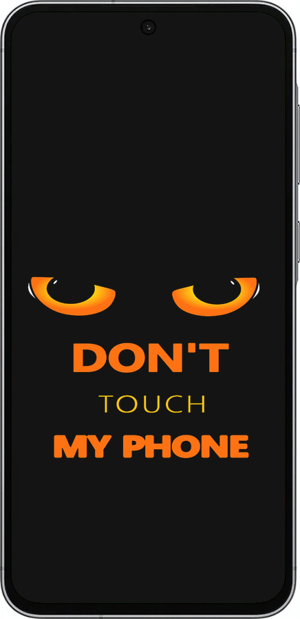 TPU чехол Don't touch the phone для Samsung Galaxy A56 - 4261b-3882 изображение 