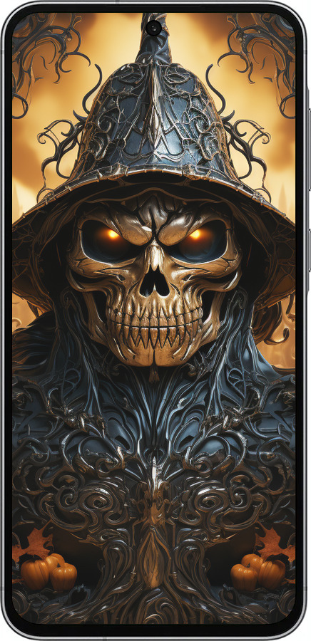 TPU чехол Череп 2 для Samsung Galaxy A56 - 5652b-3882 изображение 