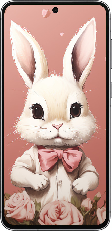 TPU чехол Зайчик для Samsung Galaxy A56 - 5669b-3882 изображение 