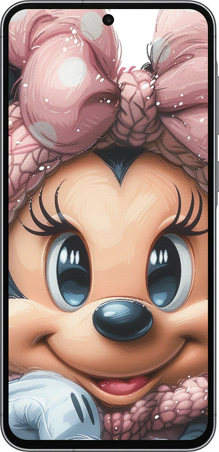 TPU чехол Минни Маус с бантиком для Samsung Galaxy A56 - 6055b-3882 изображение 