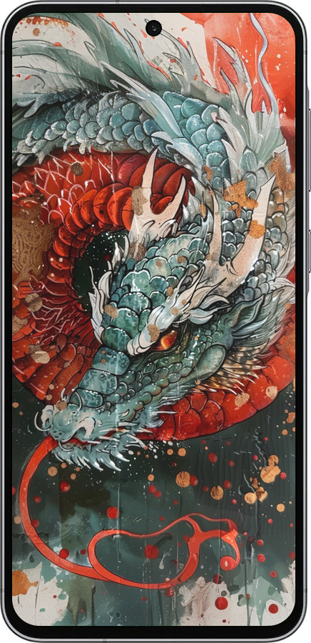 TPU чехол Стихия огня для Samsung Galaxy A56 - 6101b-3882 изображение 