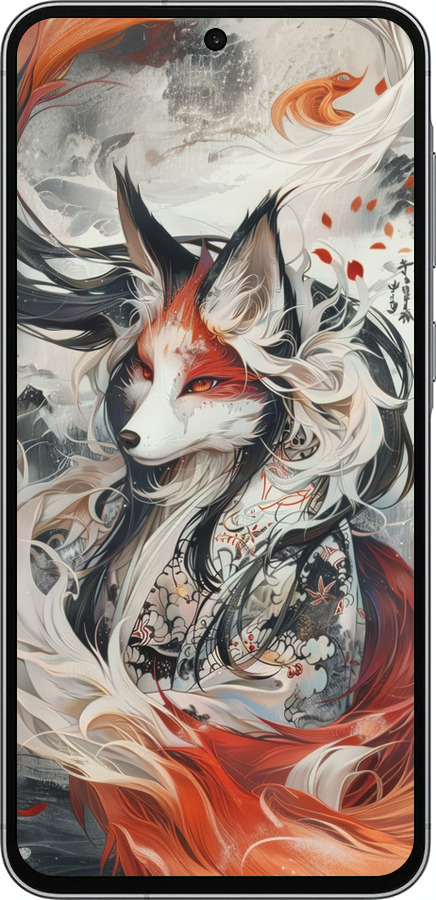 TPU чехол Дух кицунэ' для Samsung Galaxy A56 - 6107b-3882 изображение 