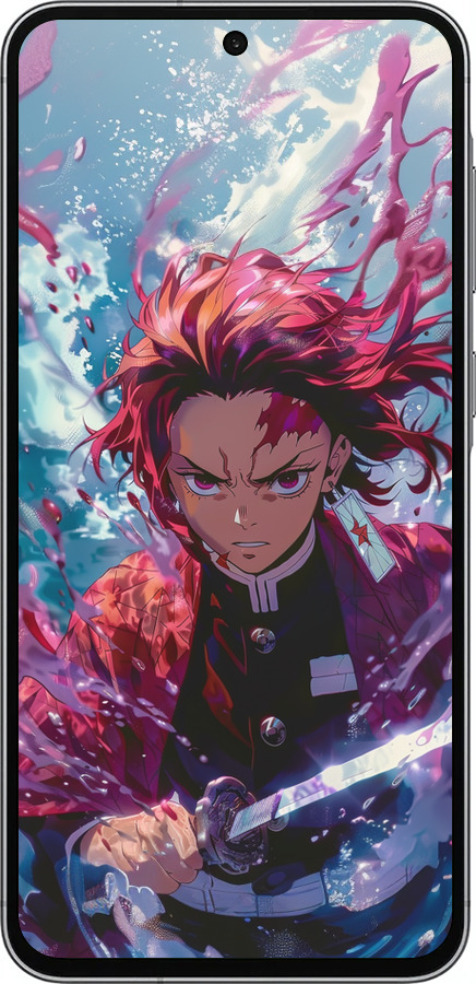 TPU чехол Танджиро Камадо: Клинок рассекающий демонов для Samsung Galaxy A56 - 6111b-3882 изображение 