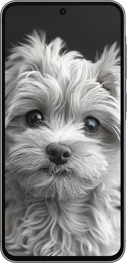 TPU чехол Мальтипу на чорном фоне для Samsung Galaxy A56 - 6156b-3882 изображение 