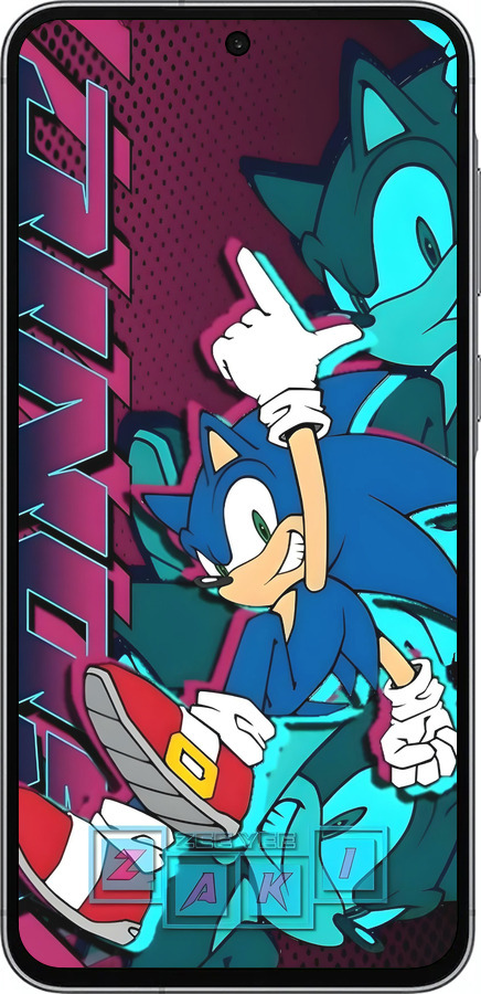 TPU чехол Соник для Samsung Galaxy A56 - 6284b-3882 изображение 