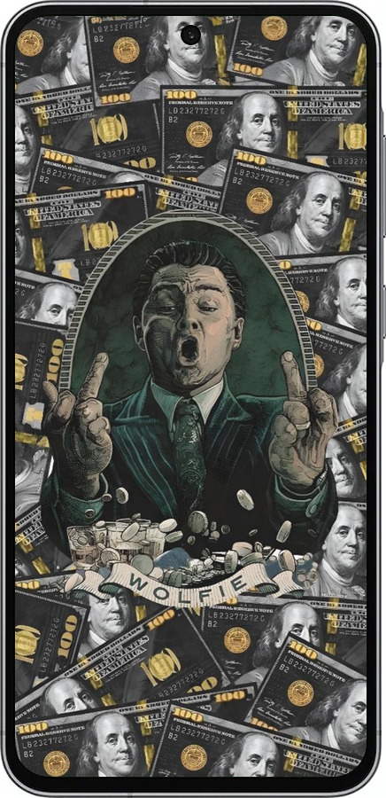 TPU чехол Волк с валл стрит для Samsung Galaxy A56 - 6287b-3882 изображение 