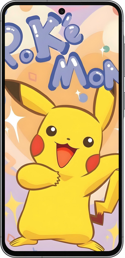 TPU чехол Пикачу для Samsung Galaxy A56 - 6383b-3882 изображение 