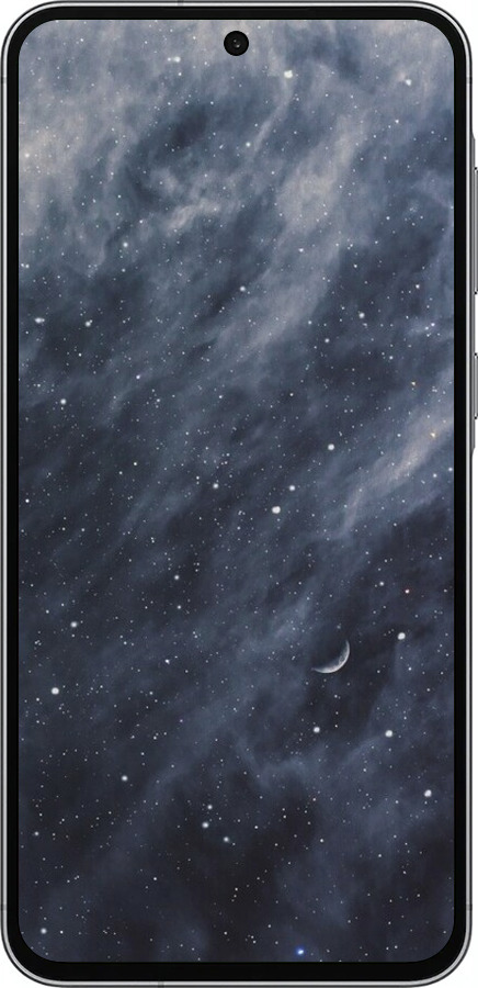 TPU чехол Голубые облака, Голубая луна для Samsung Galaxy A56 - 6398b-3882 изображение 