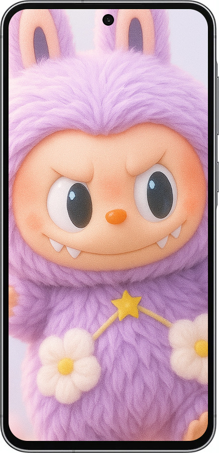 TPU чехол Лабубу для Samsung Galaxy A56 - 6708b-3882 изображение 