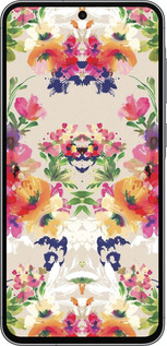 Силіконовий чехол Квітковий візерунок для Samsung Galaxy A56 - 1083u-3882 изображение 