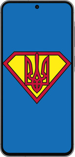 Силиконовый чехол Супер Тризуб для Samsung Galaxy A56 - 1164u-3882 изображение 