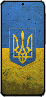 Силиконовый чехол Флаг и герб Украины 2 для Samsung Galaxy A56 - 378u-3882 изображение 