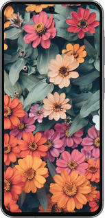 Силиконовый чехол Beauty flowers для Samsung Galaxy A56 - 4050u-3882 изображение 