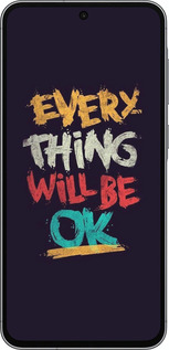 Силіконовий чехол Все буде добре для Samsung Galaxy A56 - 4068u-3882 изображение 
