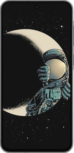 Силиконовый чехол Астронавт для Samsung Galaxy A56 - 4134u-3882 изображение 