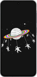 Силіконовий чехол Місячна карусель для Samsung Galaxy A56 - 4136u-3882 изображение 