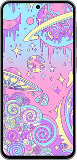 Силіконовий чехол Рожева галактика для Samsung Galaxy A56 - 4146u-3882 изображение 