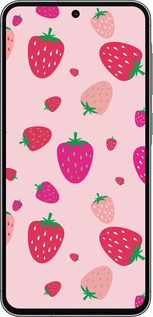 Силіконовий чехол Полунички для Samsung Galaxy A56 - 4332u-3882 изображение 