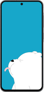 Силіконовий чехол Ведмедик 1 для Samsung Galaxy A56 - 4358u-3882 изображение 