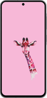 Силіконовий чехол Рожева жирафа для Samsung Galaxy A56 - 4441u-3882 изображение 