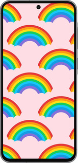 Силиконовый чехол Rainbows для Samsung Galaxy A56 - 4478u-3882 изображение 
