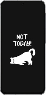 Силиконовый чехол Уставший кот для Samsung Galaxy A56 - 4535u-3882 изображение 