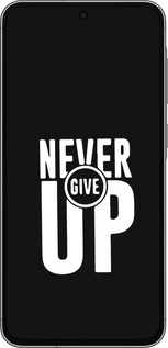 Силиконовый чехол Никогда не сдавайся для Samsung Galaxy A56 - 4572u-3882 изображение 