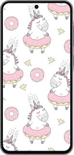 Силіконовий чехол Єдиноріжки для Samsung Galaxy A56 - 4659u-3882 изображение 