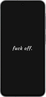 Силиконовый чехол Fuck off для Samsung Galaxy A56 - 4731u-3882 изображение 