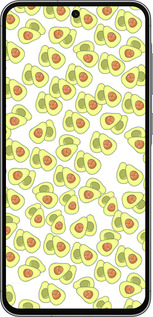 Силиконовый чехол Весёлые авокадо для Samsung Galaxy A56 - 4799u-3882 изображение 