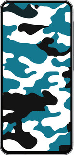 Силиконовый чехол Камуфляж прозрачный фон для Samsung Galaxy A56 - 4877u-3882 изображение 