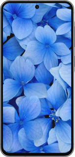 Силиконовый чехол Синие цветы для Samsung Galaxy A56 - 526u-3882 изображение 