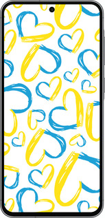 Силиконовый чехол Сердца UA для Samsung Galaxy A56 - 5292u-3882 изображение 