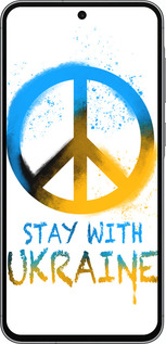 Силіконовий чехол Stay with Ukraine v2 для Samsung Galaxy A56 - 5310u-3882 изображение 