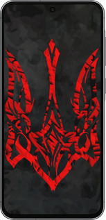 Силиконовый чехол Герб Украины v4 для Samsung Galaxy A56 - 5319u-3882 изображение 