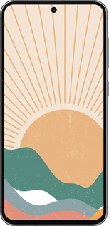 Силиконовый чехол Горы и солнце v2 для Samsung Galaxy A56 - 5488u-3882 изображение 