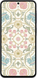 Силиконовый чехол Цветочный орнамент v2 для Samsung Galaxy A56 - 5513u-3882 изображение 