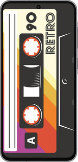 Силиконовый чехол Кассета с90 v4 для Samsung Galaxy A56 - 5532u-3882 изображение 